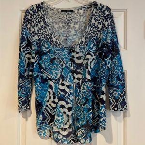 Nic & Zoe Size Large slavery light cardigan